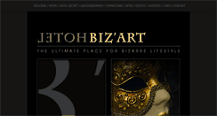 Desktop Screenshot of hotelbizart.ch